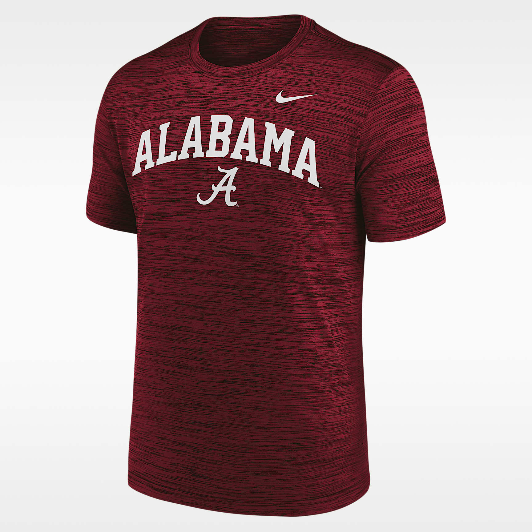 Alabama Primetime Arch Logo Velocity Men's Nike Dri-FIT College T